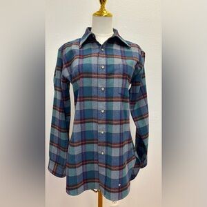 Pendleton Made in USA Plaid Botton Down